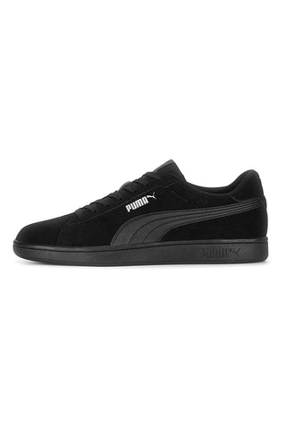 Črni čevlji iz usnja z vložkom SoftFoam+ Puma Smash 3.0
