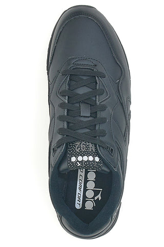 Črni supergi z gladkim zgornjim delom Diadora N 92 L