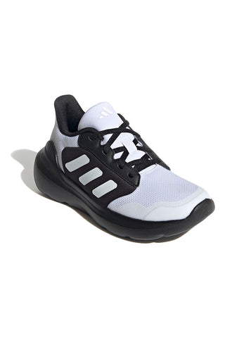 Črno-bele tekaške čevlje z blaženjem Cloudfoam Adidas Tensaur Run 3 J