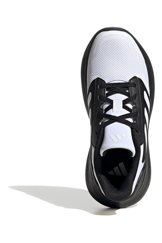 Črno-bele tekaške čevlje z blaženjem Cloudfoam Adidas Tensaur Run 3 J