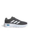 Sive športne copate iz mrežastega materiala Adidas Cloudfoam Comfy