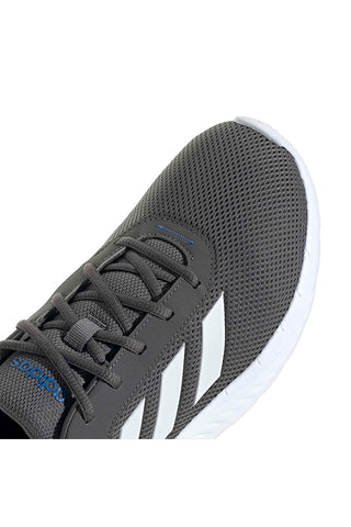 Sive športne copate iz mrežastega materiala Adidas Cloudfoam Comfy