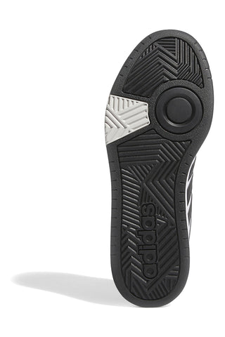 Črno-bele superge z kontrastnimi detajli Adidas Hoops 3.0
