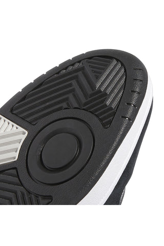 Črno-bele superge z kontrastnimi detajli Adidas Hoops 3.0