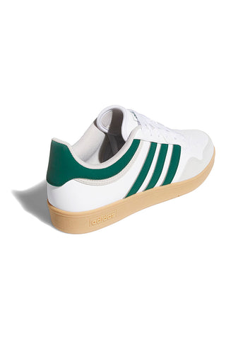 Bele superge z zelenimi detajli in gumijasto podplatom Adidas Hoops 4.0
