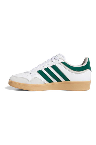 Bele superge z zelenimi detajli in gumijasto podplatom Adidas Hoops 4.0