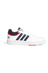Bele superge z modrimi in rdečimi detajli Adidas Hoops 3.0