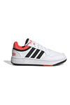 Bele in črne nizke superge Adidas Hoops 3 K