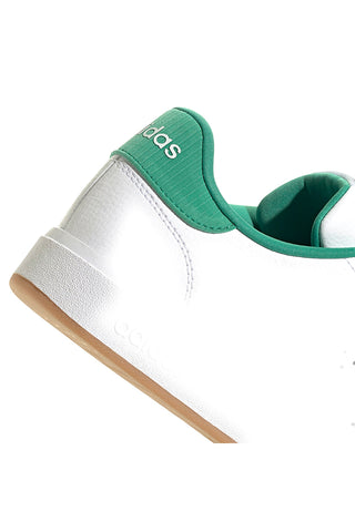 Bele superge z zelenimi detajli, preprost dizajn Adidas Advantage Base 2.0