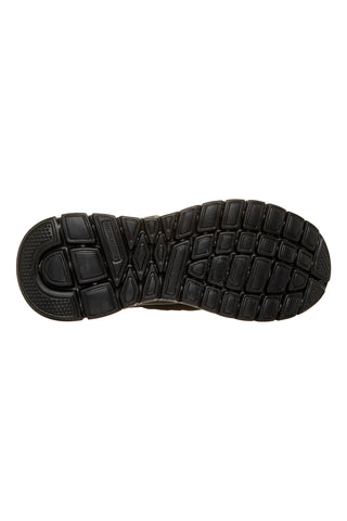Sneakers sportive nere Skechers Burns Agoura