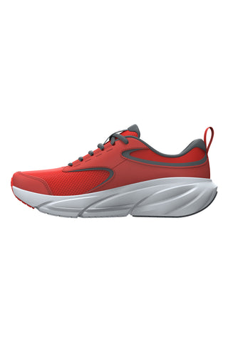 Rdeči tekaški čevlji z sivimi detajli Under Armour BGS Surge 5