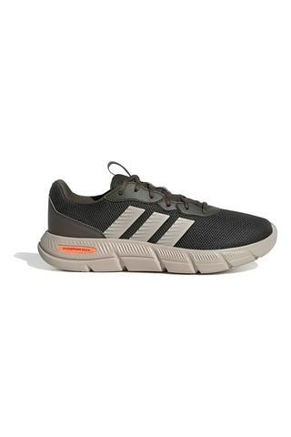 Sneakers verde oliva in mesh con Cloudfoam e Arch Rise a pianta larga Adidas Cloudfoam Flex-Laces