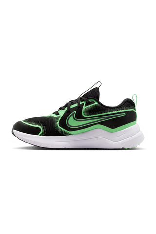 Črni in zeleni športni copati Nike Cosmic Runner