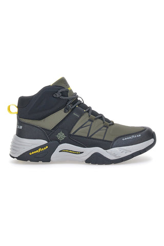 Superge Verde Militare Mid Cut Goodyear 32006