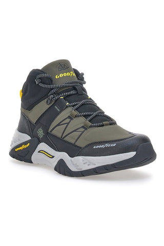 Superge Verde Militare Mid Cut Goodyear 32006