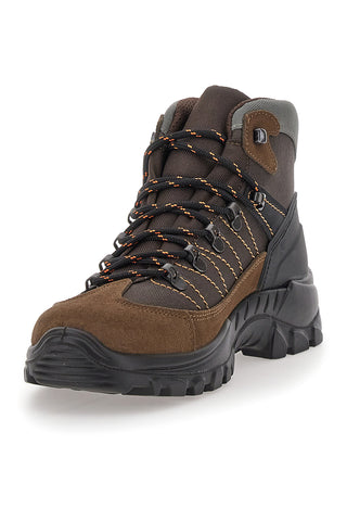 Rjav usnjeni treking čevlji Grisport 13342