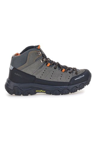 Sivo-zeleni pohodniški čevlji Goodyear GY41030D