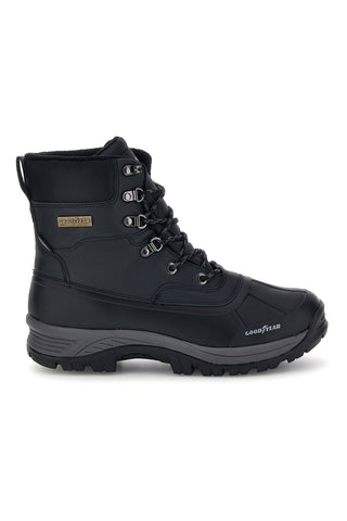 Črni nepremočljivi škornji z toplim notranjim delom Goodyear GY42039