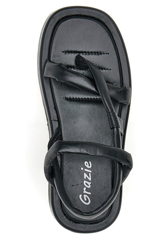 Sandali Flatform Nere Grazie 3780