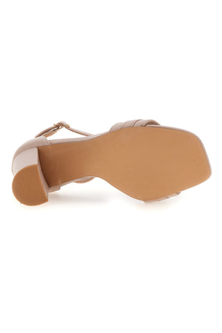 Sandali z visoko peto The Fisrt 1802 Nude