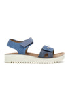 Sandali z platformo Eco Bio 231407 Modri