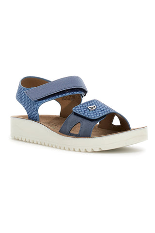 Sandali z platformo Eco Bio 231407 Modri