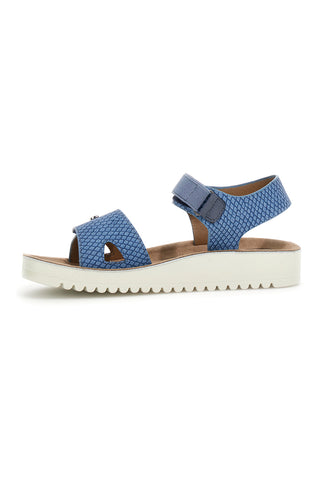 Sandali z platformo Eco Bio 231407 Modri