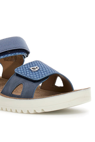 Sandali z platformo Eco Bio 231407 Modri