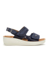Sandali z platformo Eco Bio 231422 Modri