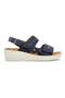 Sandali z platformo Eco Bio 231422 Modri