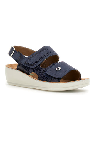 Sandali z platformo Eco Bio 231422 Modri