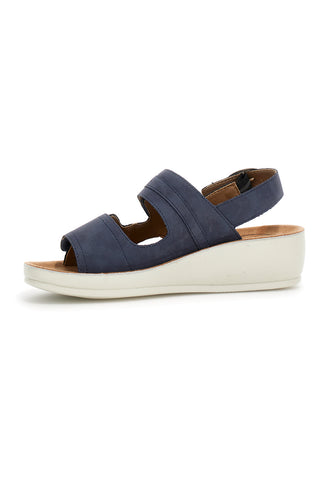 Sandali z platformo Eco Bio 231422 Modri