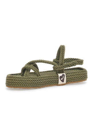 Sandali Espadrillas Pittarello 6467 vojaško zelena