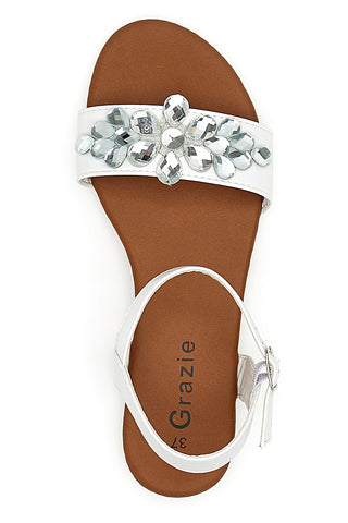 Sandali Jewel Thank You 5011 White
