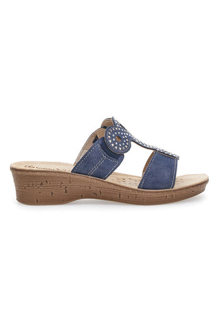 Čevlji Inblu 2684 Navy s kristali