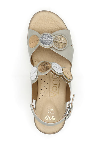 Sandalji Slingback Beige Vany Clipps 542481