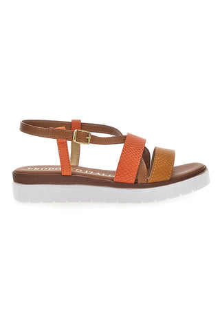Sandali Mio tempo 7428 Oranžni