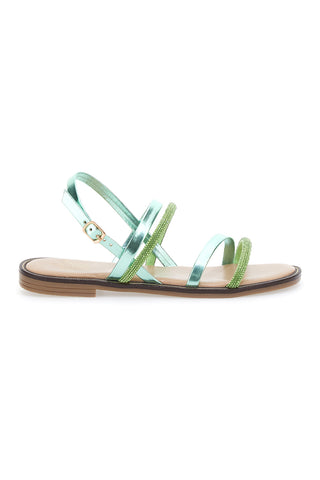 Sandali Flat Pushy Wamp 1576 Zelene
