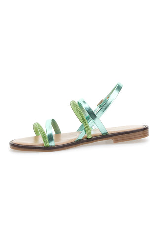 Sandali Flat Pushy Wamp 1576 Zelene