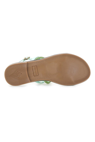 Sandali Flat Pushy Wamp 1576 Zelene