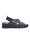 Sandali Flatform Mio tempo 351060 Črni