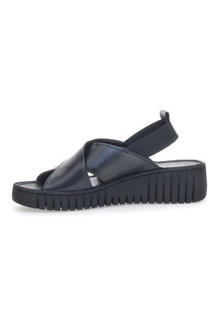 Sandali Flatform Mio tempo 351060 Črni