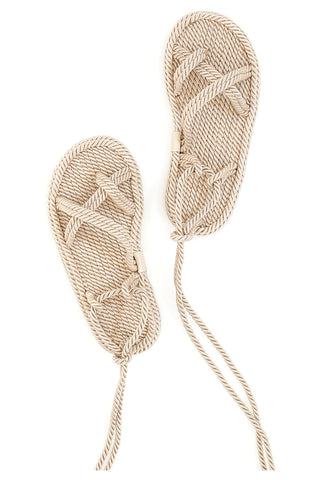 Sandali iz vrvi Pittarello 6479 Panna