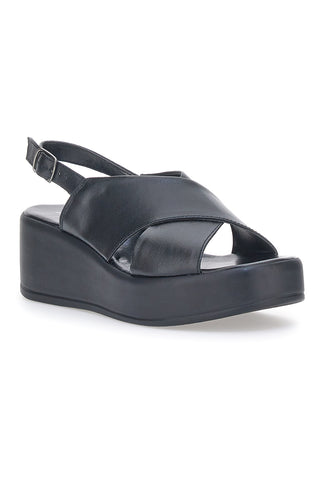 Sandali z platformo Mio Tempo 279020 Črni