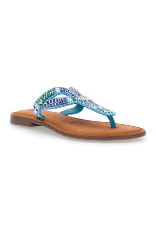 Sandalji Infradito Mio tempo 9411 Azzurre