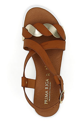 Sandali Prima Riga 246311 Rjava