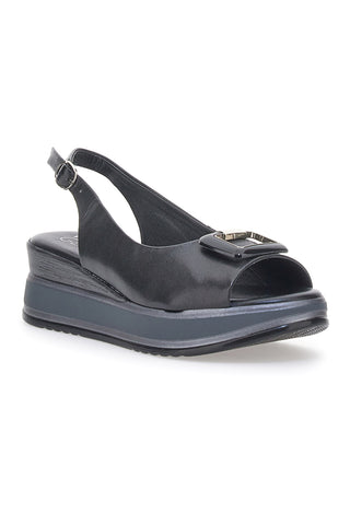Sandali Slingback Pittarello Glam 19418 Črni