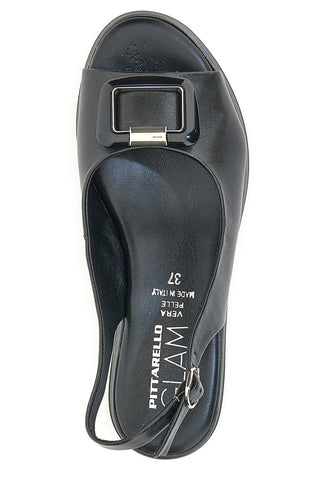 Sandali Slingback Pittarello Glam 19418 Črni
