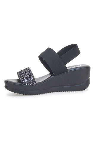 Črni sandali Mio Tempo 2170