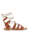 Sandali Lace-Up Prima Riga 405 Cognac